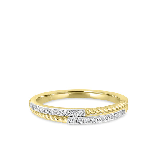 14KY 1/6 CTW RD ANNIVERSARY RING