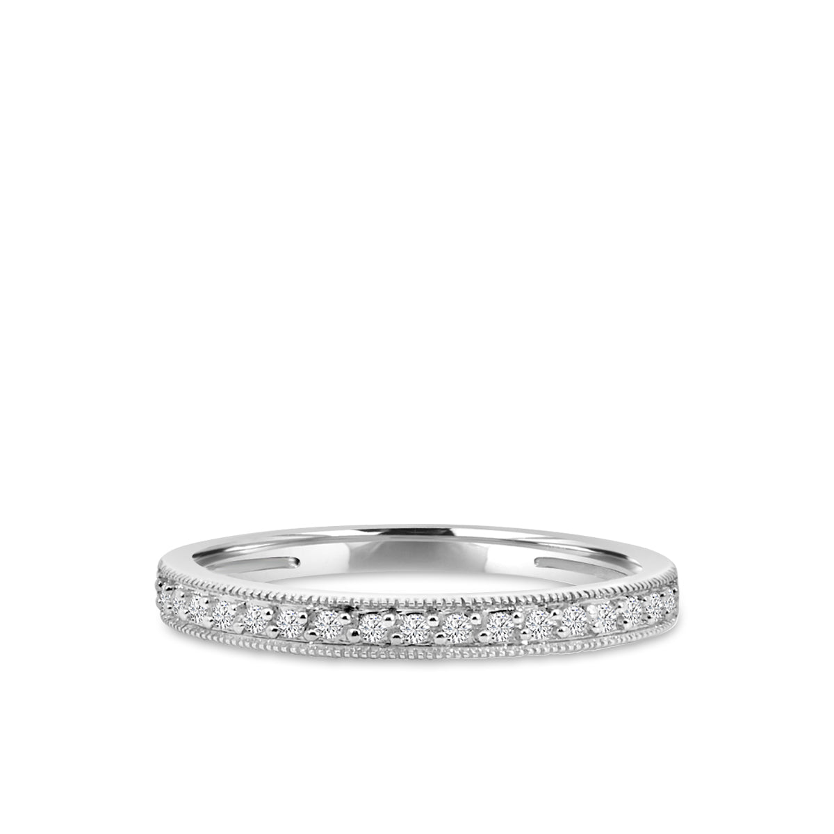 10KW 0.12 Ctw Classic Diamond Band