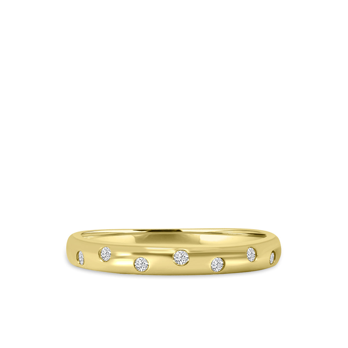 10KY 0.10 CT TW BAND RING