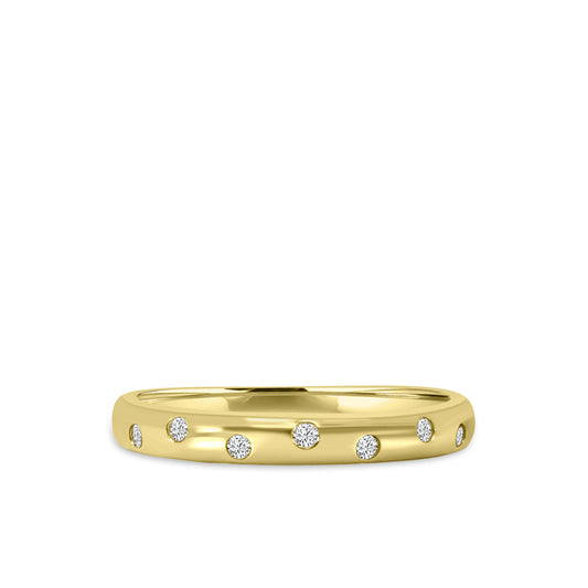10KY 0.10 CT TW BAND RING